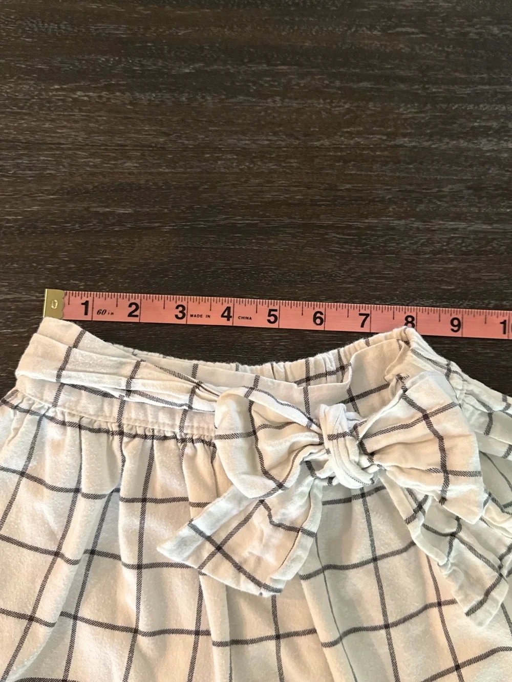 Carter's Girls 6 White and Black Skirt